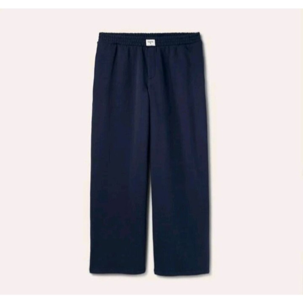 Women's Parke x Target High-Rise Boxer Sweatpants Navy Blue Large